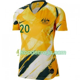 Billiga Fotbollströjor Australien Sam Kerr 20 Hemma tröja Dam VM 2019 Kortärmad